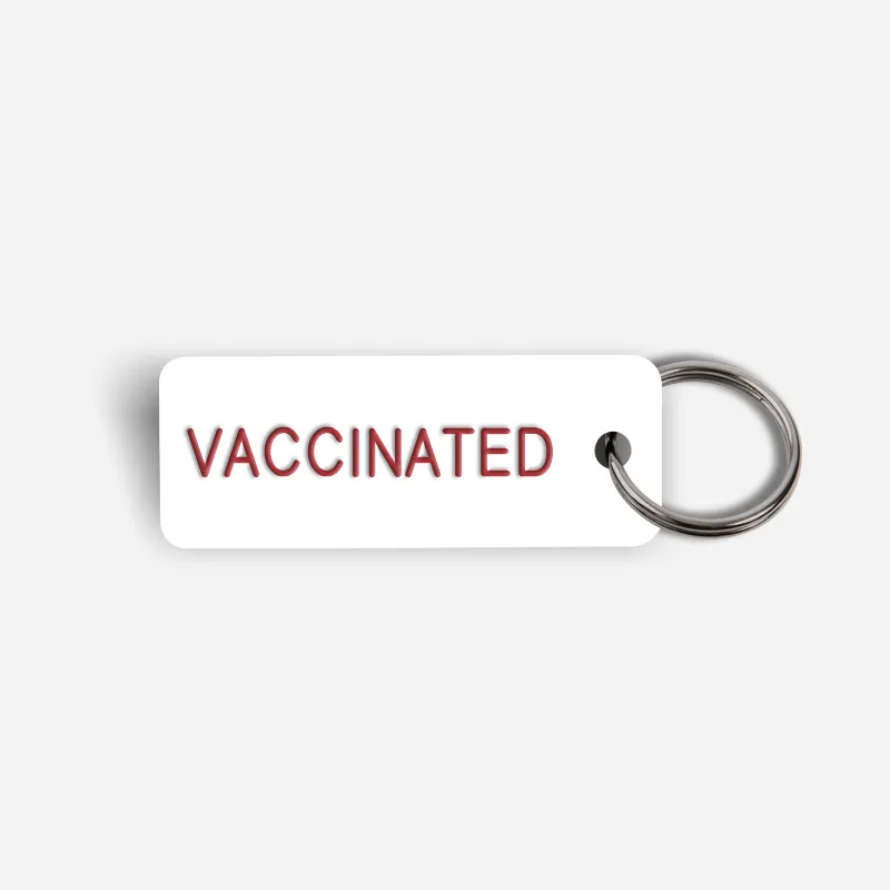 VACCINATED Keytag