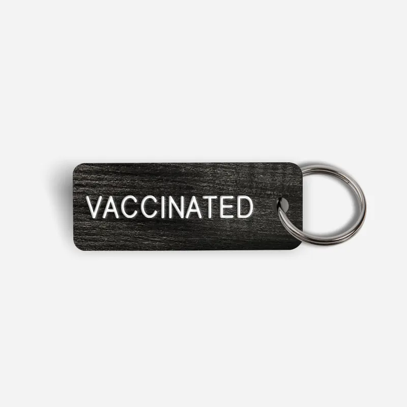 VACCINATED Keytag