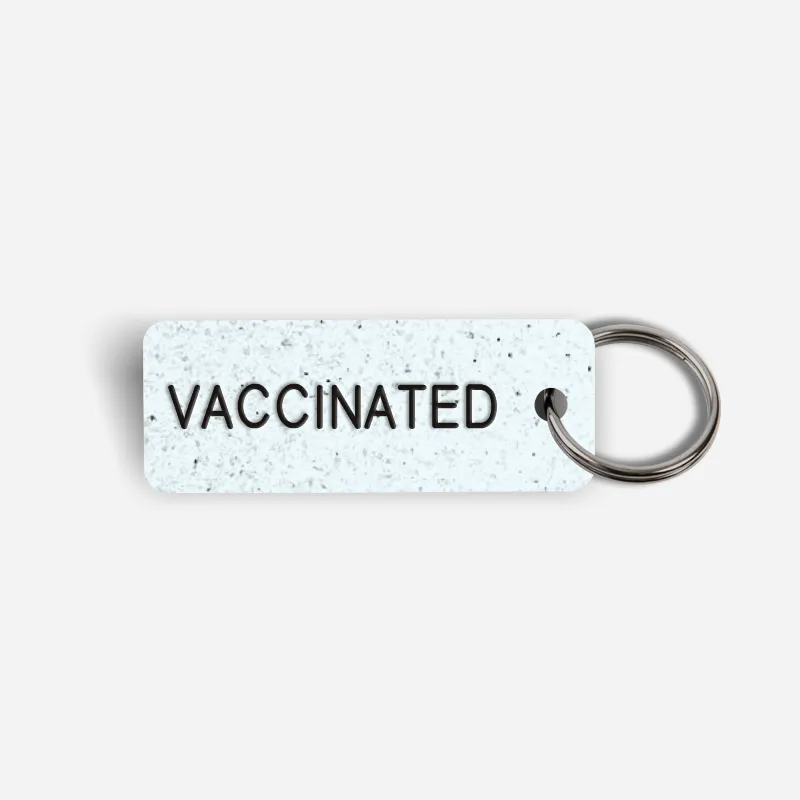 VACCINATED Keytag