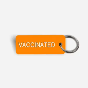 VACCINATED Keytag