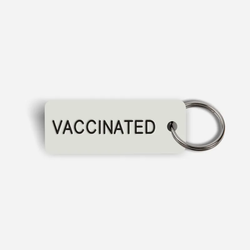 VACCINATED Keytag