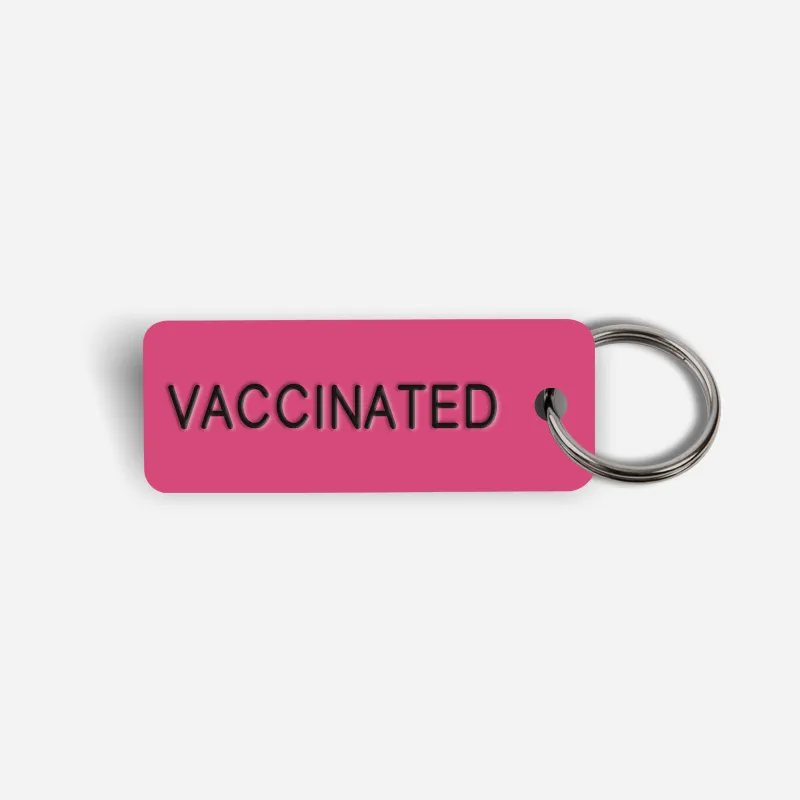 VACCINATED Keytag