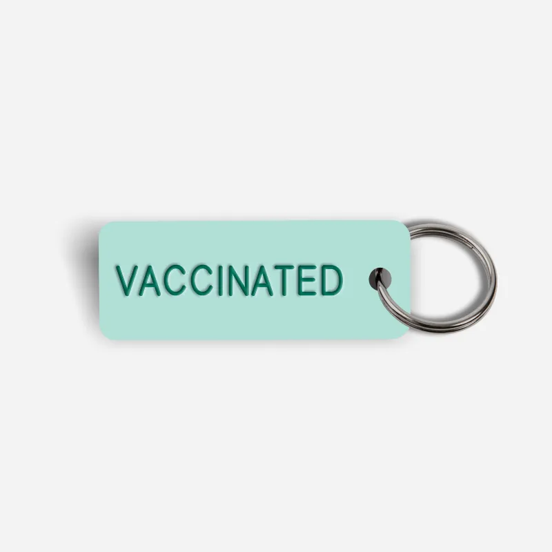 VACCINATED Keytag