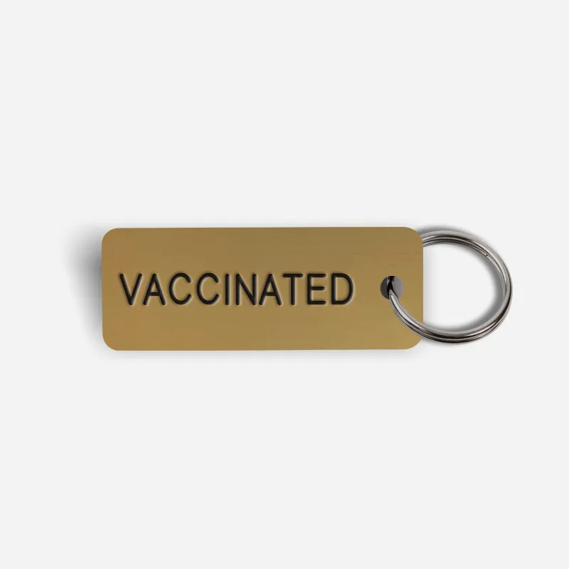 VACCINATED Keytag