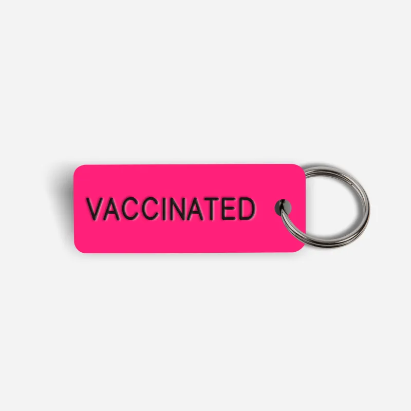 VACCINATED Keytag
