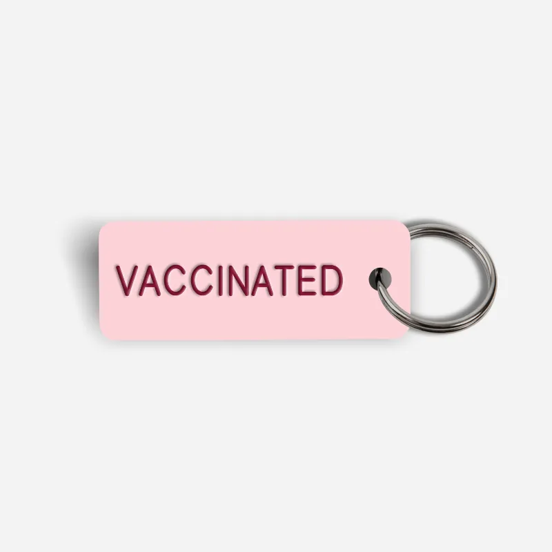 VACCINATED Keytag