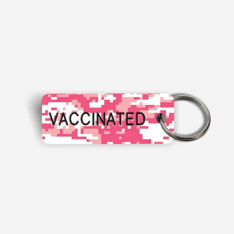 VACCINATED Keytag