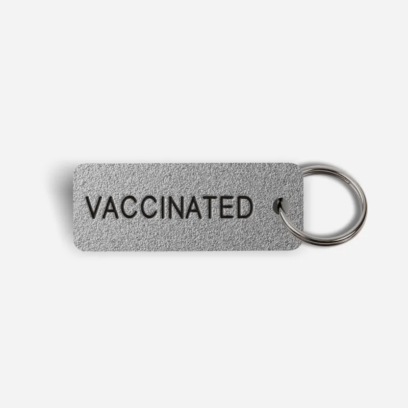 VACCINATED Keytag