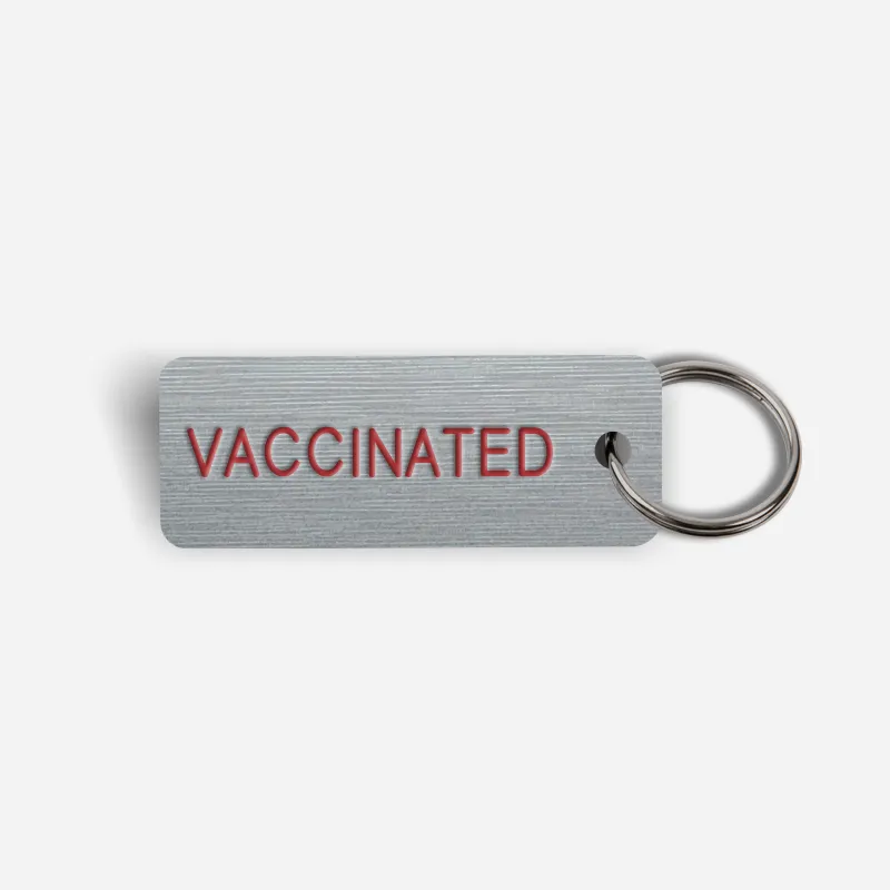 VACCINATED Keytag