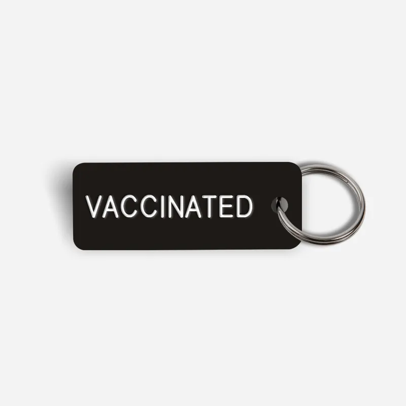VACCINATED Keytag