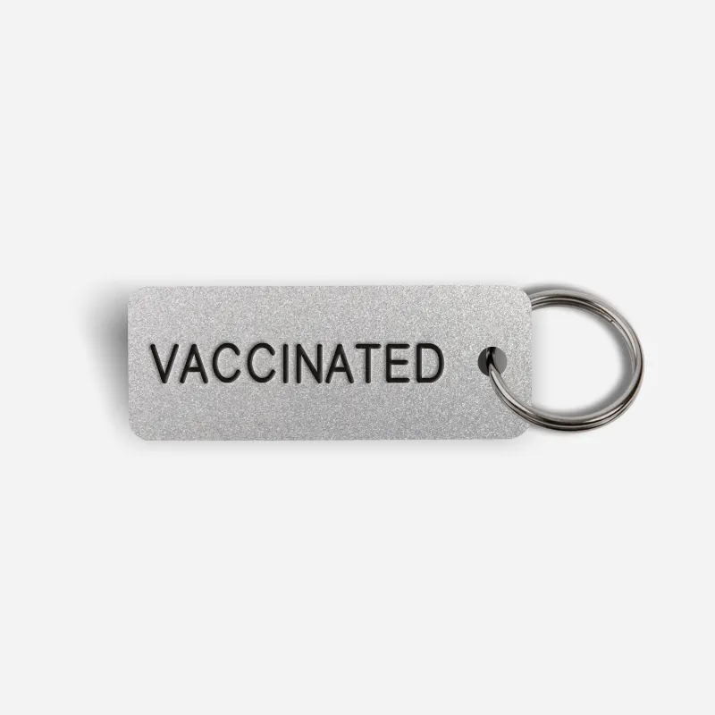 VACCINATED Keytag