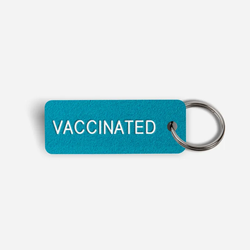 VACCINATED Keytag