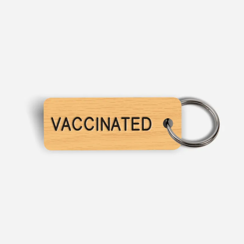 VACCINATED Keytag