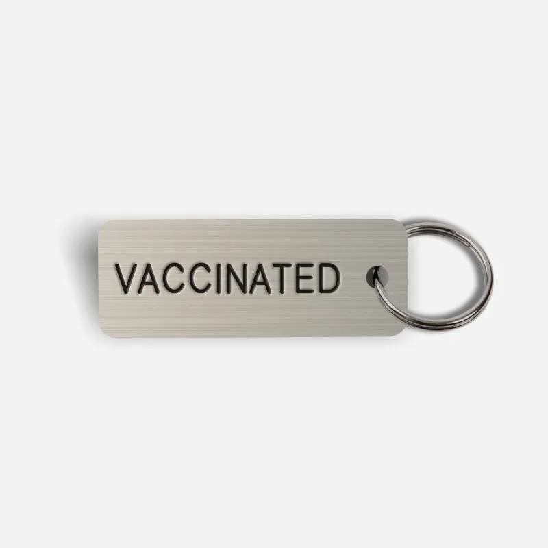 VACCINATED Keytag