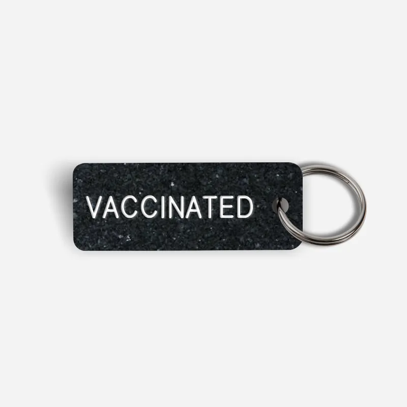 VACCINATED Keytag