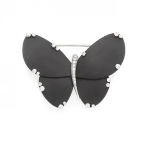 Van Cleef & Arpels  (18K) Wood Brooch (Pre-Owned)