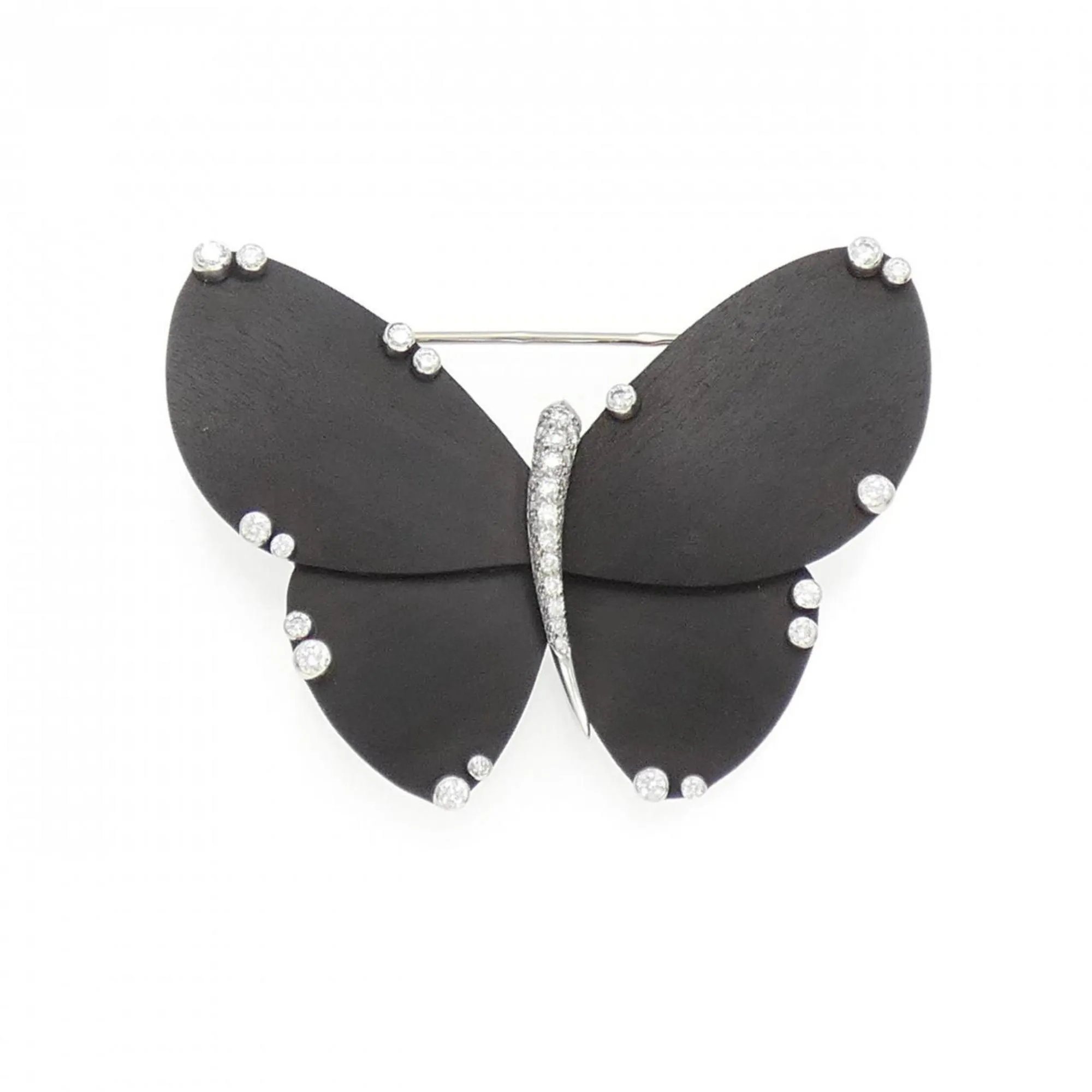 Van Cleef & Arpels  (18K) Wood Brooch (Pre-Owned)