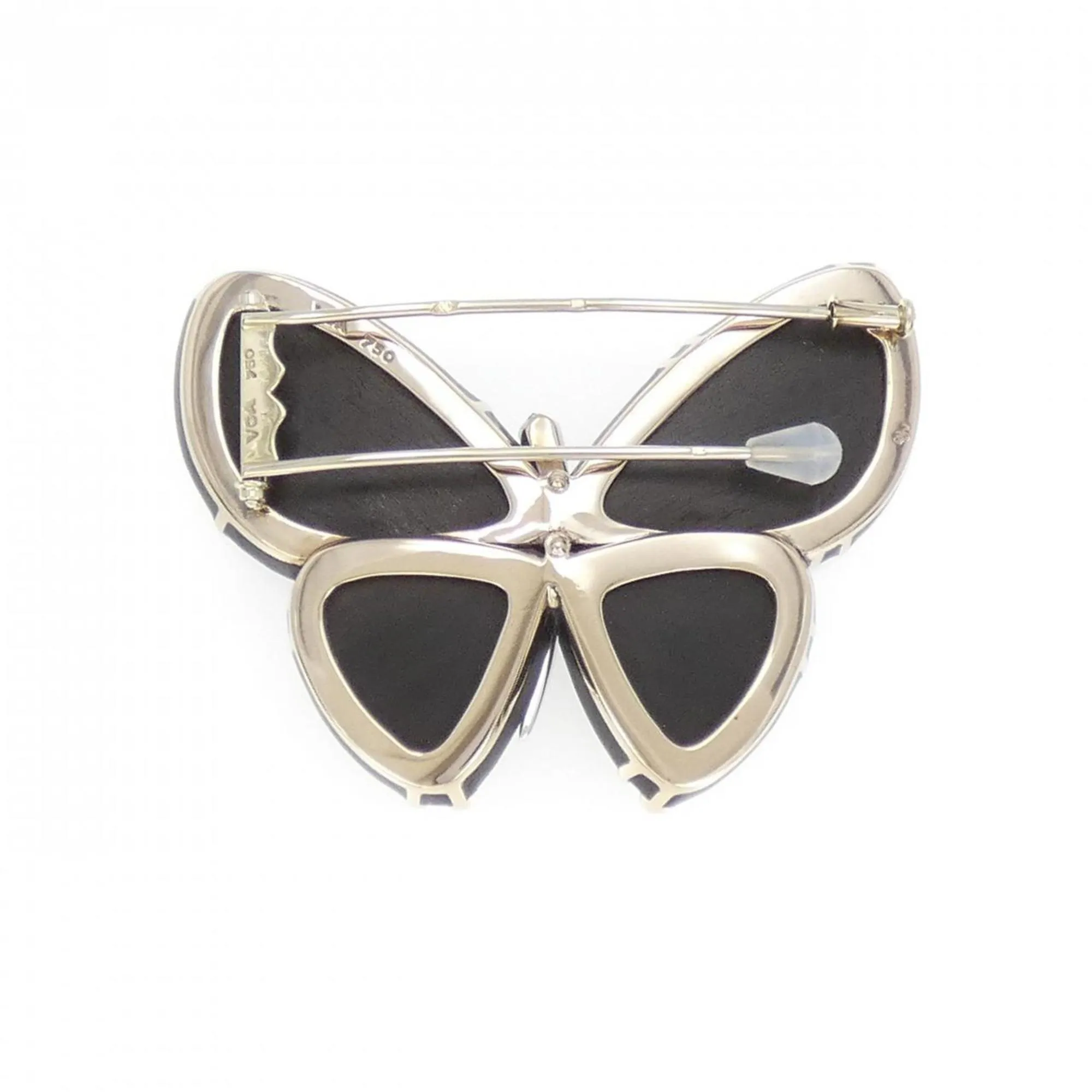 Van Cleef & Arpels  (18K) Wood Brooch (Pre-Owned)