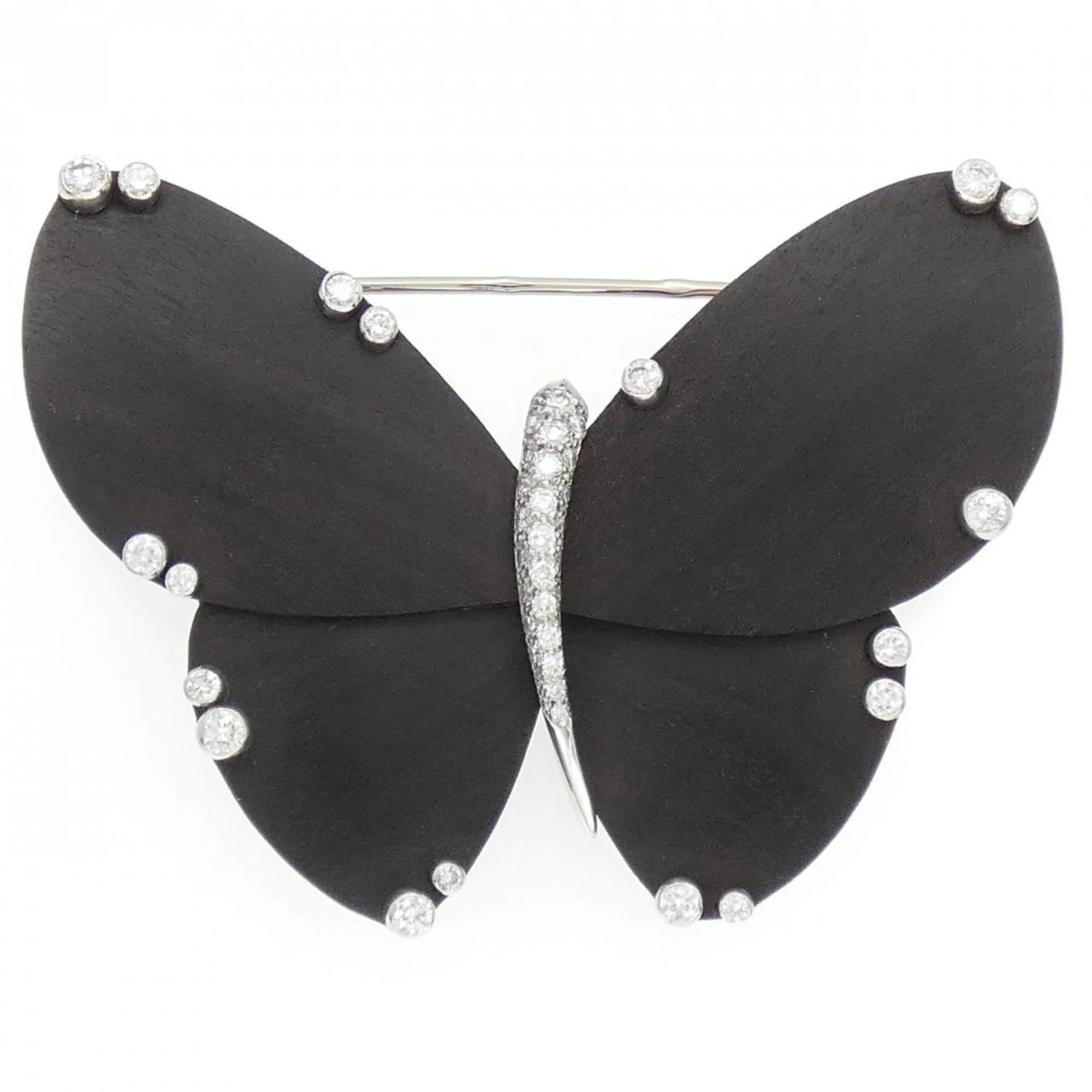 Van Cleef & Arpels  (18K) Wood Brooch (Pre-Owned)