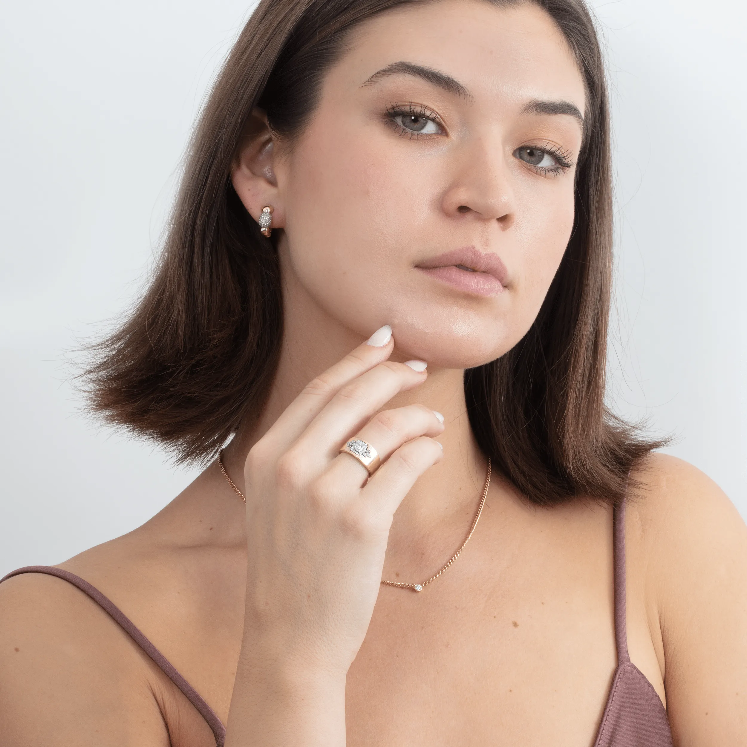 Vintage Baguette Diamond Ring, Loretta SARAHELISE
