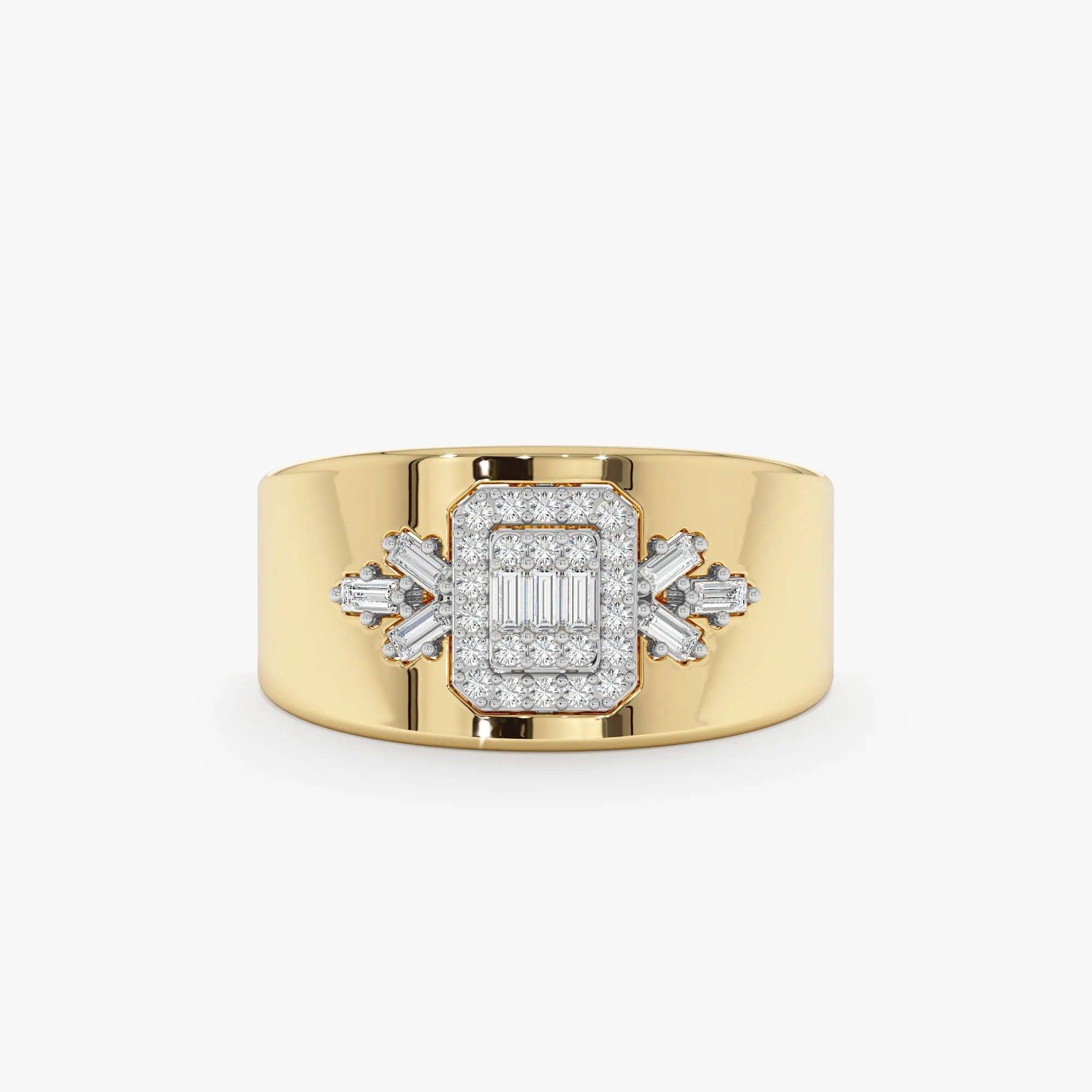 Vintage Baguette Diamond Ring, Loretta SARAHELISE