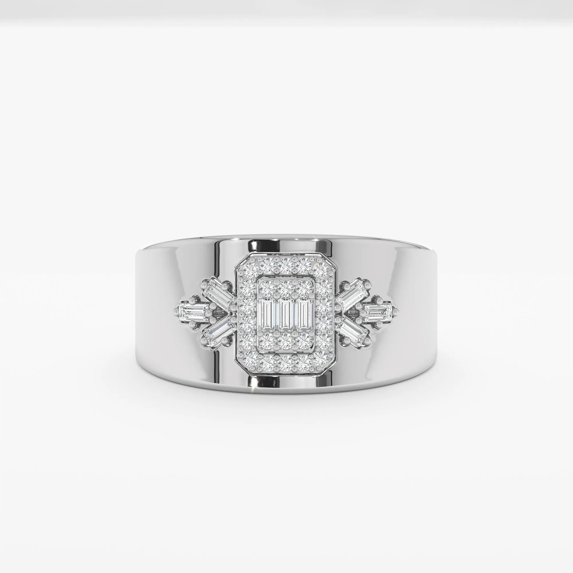 Vintage Baguette Diamond Ring, Loretta SARAHELISE