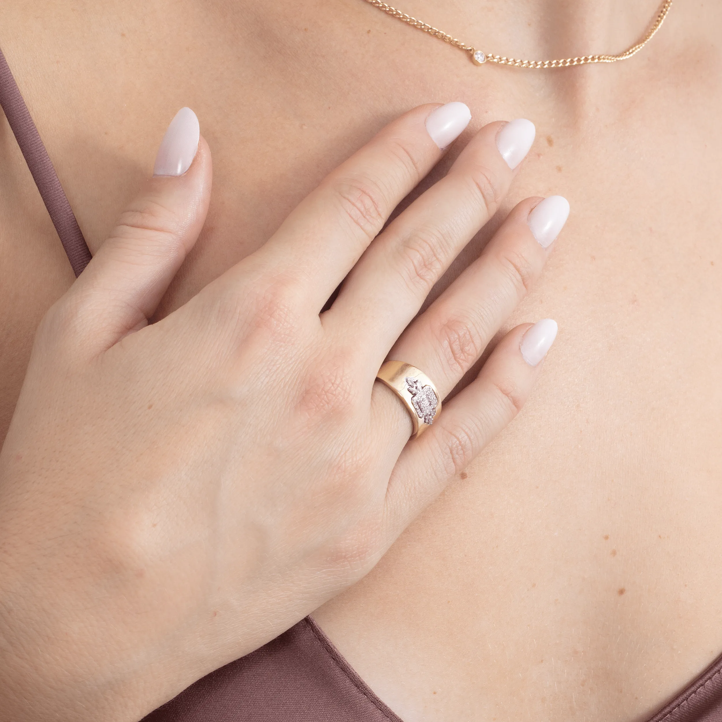 Vintage Baguette Diamond Ring, Loretta SARAHELISE