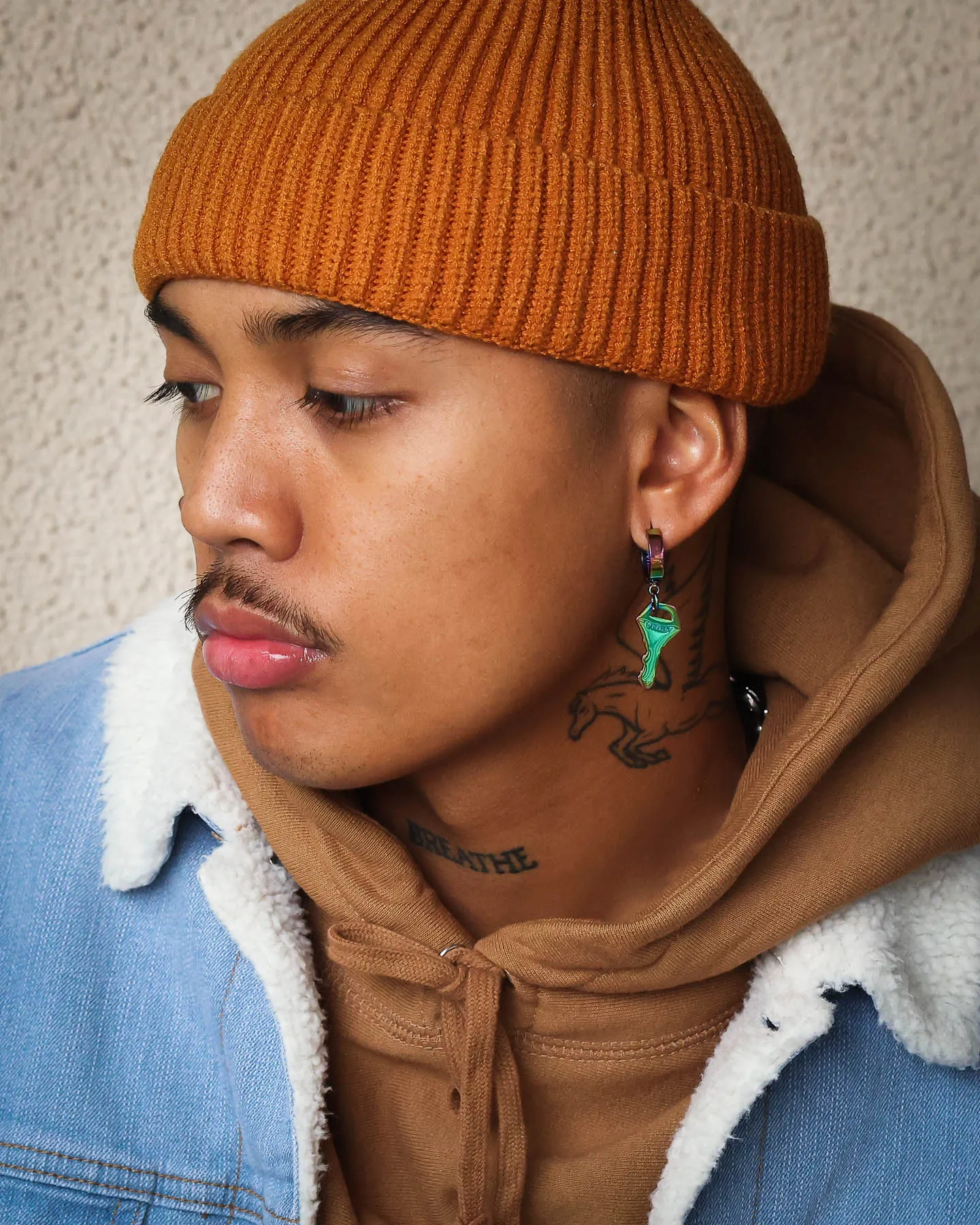 Vitaly Unisex Entry Earring Gasoline