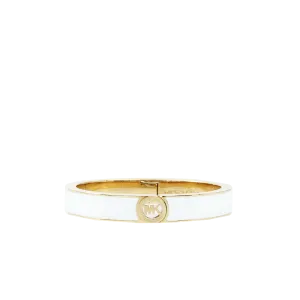 White Hinge Bracelet