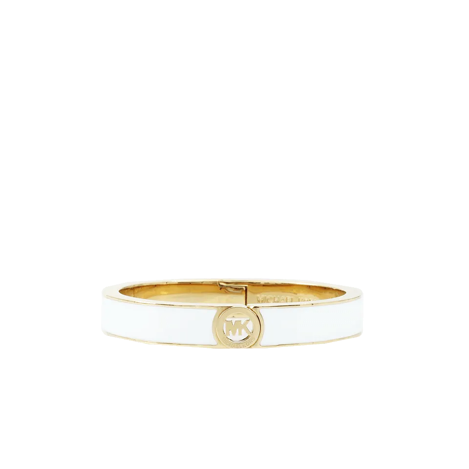 White Hinge Bracelet