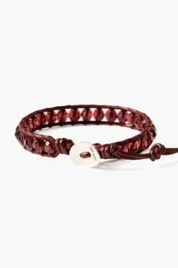 Wrap Bracelet- Burgundy