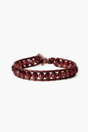 Wrap Bracelet- Burgundy