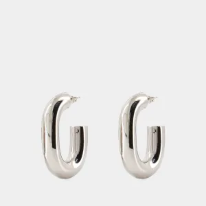 Xl Link Earrings - Paco Rabanne - Brass - Silver