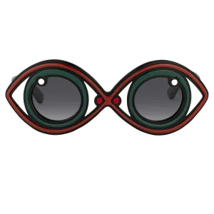 Yaz Bukey Ladies Sunglasses Eye Spy Green and Grey YAZ2C2SUN