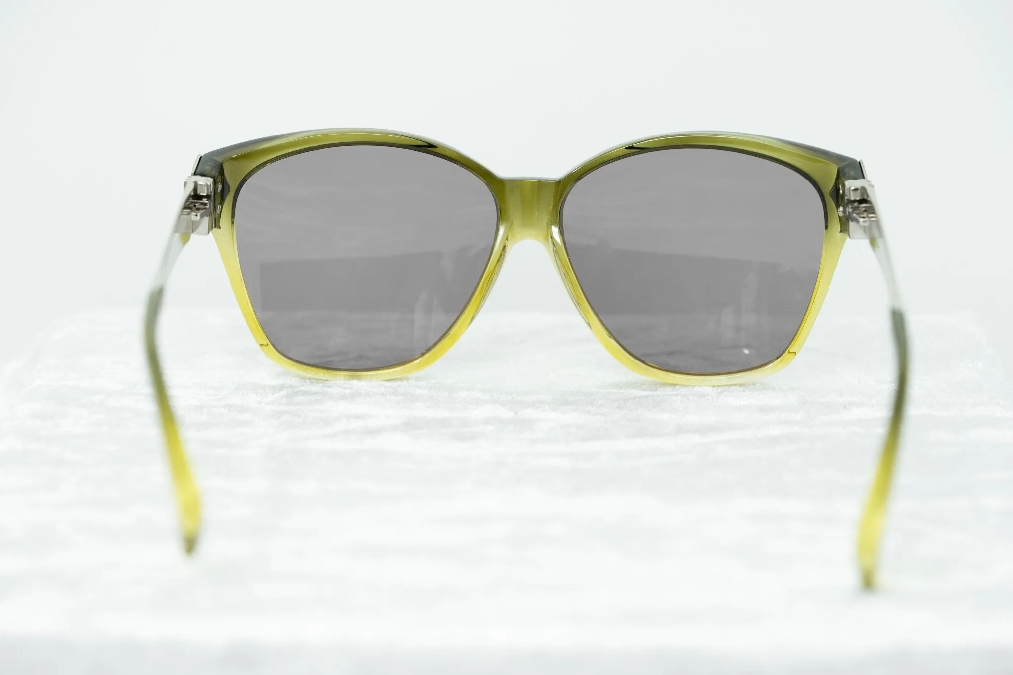 Yohji Yamamoto Sunglasses Rectangular Green and Grey