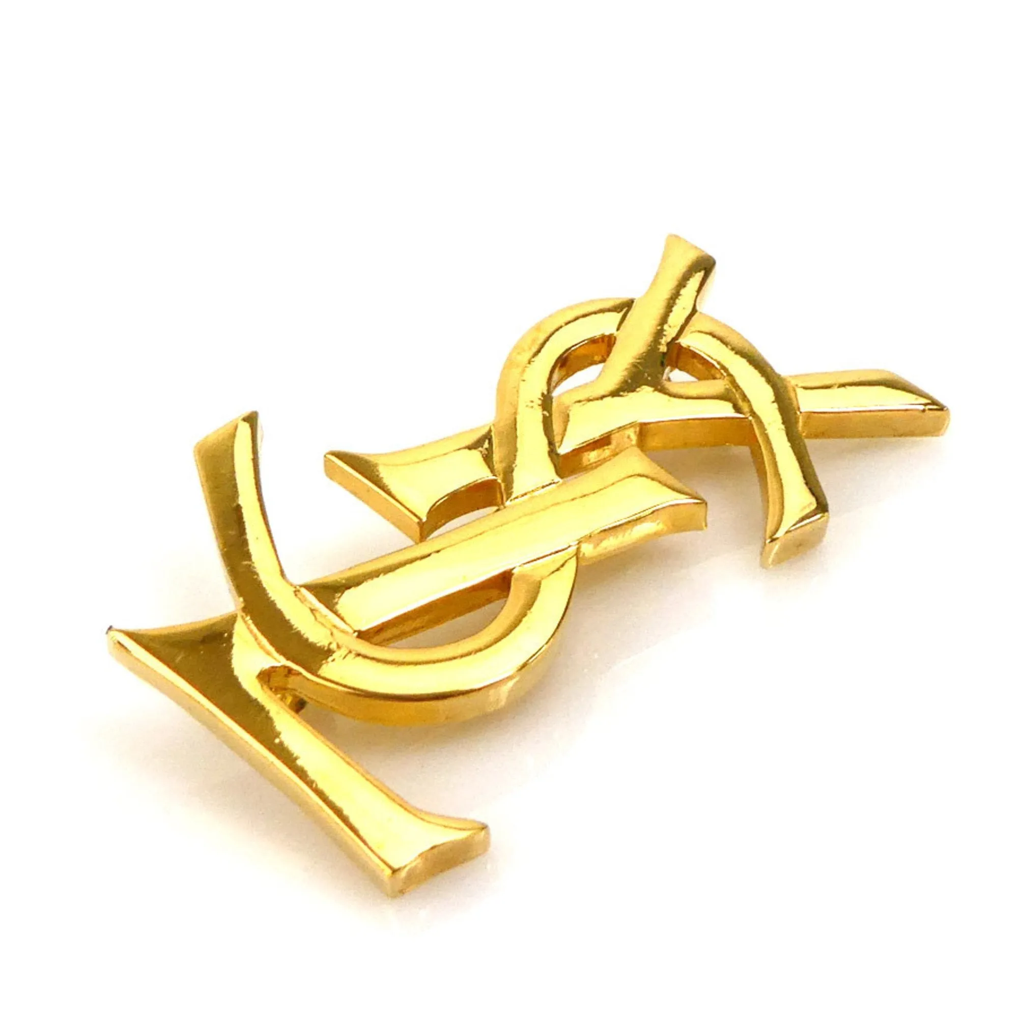 Yves Saint Laurent Metal Brooch (Pre-Owned)